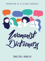Womanist Dictionary: Womanism as a Second Language