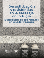Despolitización y resistencias en la paradoja del refugio: Experiencias de colombianos en Ecuador y Canadá