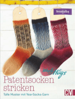 Woolly Hugs Patentsocken stricken: Tolle Muster mit Year-Socks-Garn