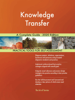 Knowledge Transfer A Complete Guide - 2020 Edition