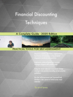 Financial Discounting Techniques A Complete Guide - 2020 Edition