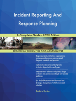 Incident Reporting And Response Planning A Complete Guide - 2020 Edition