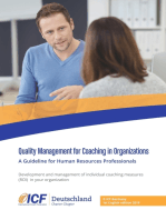 Quality Management for Coaching in Organizations: A Guideline for Human Resources Professionals
