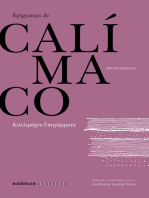 Epigramas de Calímaco - Bilíngue (Grego-Português)