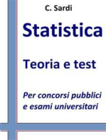 Statistica: Teoria e test per concorsi pubblici e esami univeristari