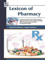 Lexicon of Pharmacy: A Concise up-to-date reference