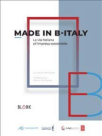 Made in B-Italy: La via italiana all'impresa sostenibile