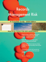 Records Management Risk A Complete Guide - 2020 Edition