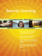 Security Licensing A Complete Guide - 2020 Edition