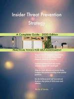 Insider Threat Prevention Strategy A Complete Guide - 2020 Edition