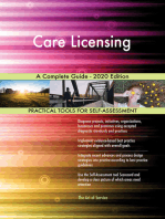 Care Licensing A Complete Guide - 2020 Edition