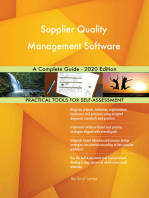 Supplier Quality Management Software A Complete Guide - 2020 Edition