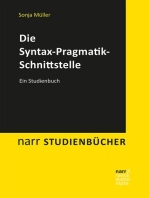 Die Syntax-Pragmatik-Schnittstelle: Ein Studienbuch