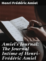 Amiel's Journal: The Journal Intime of Henri-Frédéric Amiel