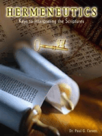 Hermeneutics: Keys for Interpreting the Scriptures
