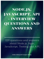Node.js, JavaScript, API