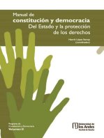 Manual de Constitución y Democracia. Del Estado y la protección de los derechos. Volumen II