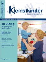 Im Dialog - Alltagsintegrierte Sprachbildung: Themenheft Kleinstkinder in Kita und Tagespflege