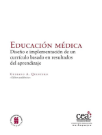 Educación Médica: Diseño e implementación de un currículo basado en resultados de aprendizaje