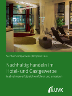 Nachhaltig handeln im Hotel- und Gastgewerbe: Maßnahmen erfolgreich einführen und umsetzen