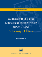 Schiedsordnung und Landesschlichtungsgesetz für das Land Schleswig-Holstein
