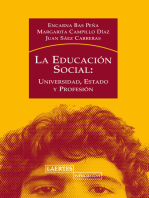 La educación social: Universidad, Estado y Profesión