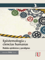 Epistemología y ciencias humanas: Modelos epistémicos y paradigmas epistemológicos