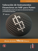 Valoración de instrumentos financieros y arrendamientos en NIIF para Pymes. 3ª Edición