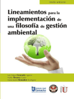 Lineamientos para la implementación de una filosofía de gestión ambiental