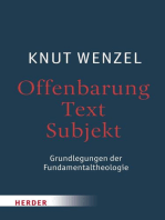 Offenbarung – Text – Subjekt: Grundlegungen der Fundamentaltheologie