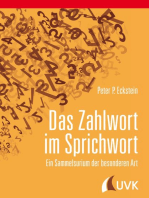 Das Zahlwort im Sprichwort: Ein Sammelsurium der besonderen Art