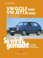 VW Golf II Diesel 9/83-6/92, Jetta Diesel 2/84-9/91: So wird's gemacht - Band 45