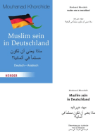 Muslim sein in Deutschland: Deutsch - Arabisch