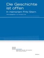 Die Geschichte ist offen: In memoriam Fritz Stern