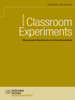 Classroom Experiments: Ökonomische Experimente als Unterrichtsmethode