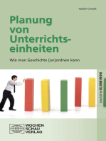 Planung von Unterrichtseinheiten: Wie man Geschichte (an)ordnen kann