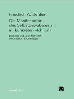 Die Manifestation des Selbstbewußtseins im konkreten "Ich bin": Endliches und Unendliches Ich im Denken von S. T. Coleridge