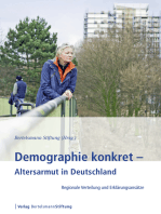 Demographie konkret - Altersarmut in Deutschland: Regionale Verteilung und Erklärungsansätze