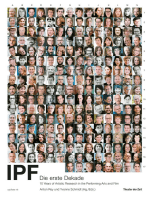 IPF – Die erste Dekade: 10 Years of Artistic Research in the Performing Arts and Film