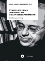 Stanisław Lems literarische Gedankenexperimente: Eine Essaysammlung