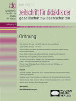 Ordnung: Zeitschrift für Didaktik der Gesellschaftswissenschaften 1/2015