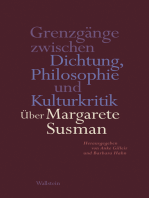 Grenzgänge zwischen Dichtung, Philosophie und Kulturkritik: Über Margarete Susman
