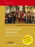 Das deutsche Kaiserreich: Geschichte - Erinnerung - Unterricht