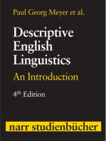 Descriptive English Linguistics: An Introduction