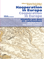 Kooperation in Europa/Cooperation in Europe: Modelle aus dem 20. Jahrhundert/Models from the 20th Century