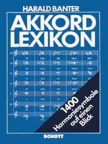 Akkord-Lexikon: 1400 Harmoniesymbole auf einen Blick