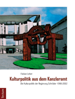 Kulturpolitik aus dem Kanzleramt: Die Kulturpolitik der Regierung Schröder 1998-2002