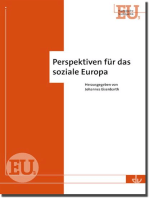 Perspektiven für das soziale Europa: Reihe Europäische Sozialpolitik (EU 3)