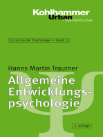 Allgemeine Entwicklungspsychologie