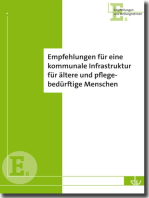 Empfehlungen für eine kommunale Infrastruktur für ältere und pflegebedürftige Menschen: Reihe Empfehlungen und Stellungnahmen (E 8)